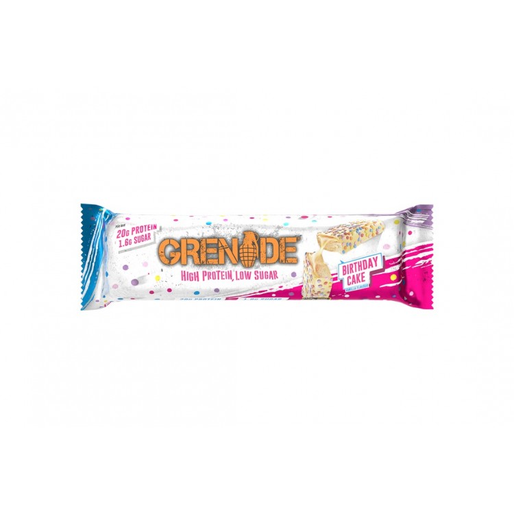 GRENADE BIRTHDAY CAKE PROTEIN BAR 60 GR 1 ADET