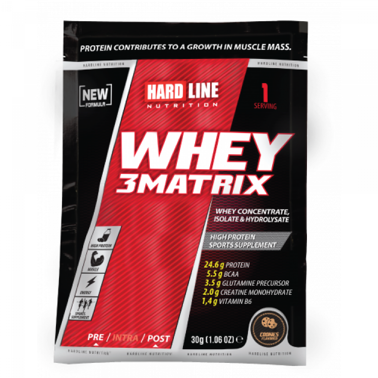 HARDLİNE WHEY 3 MATRİX 30 GR - 1 PAKET