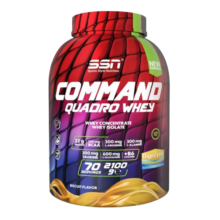 SSN COMMAND QUADRO WHEY 2100 GR